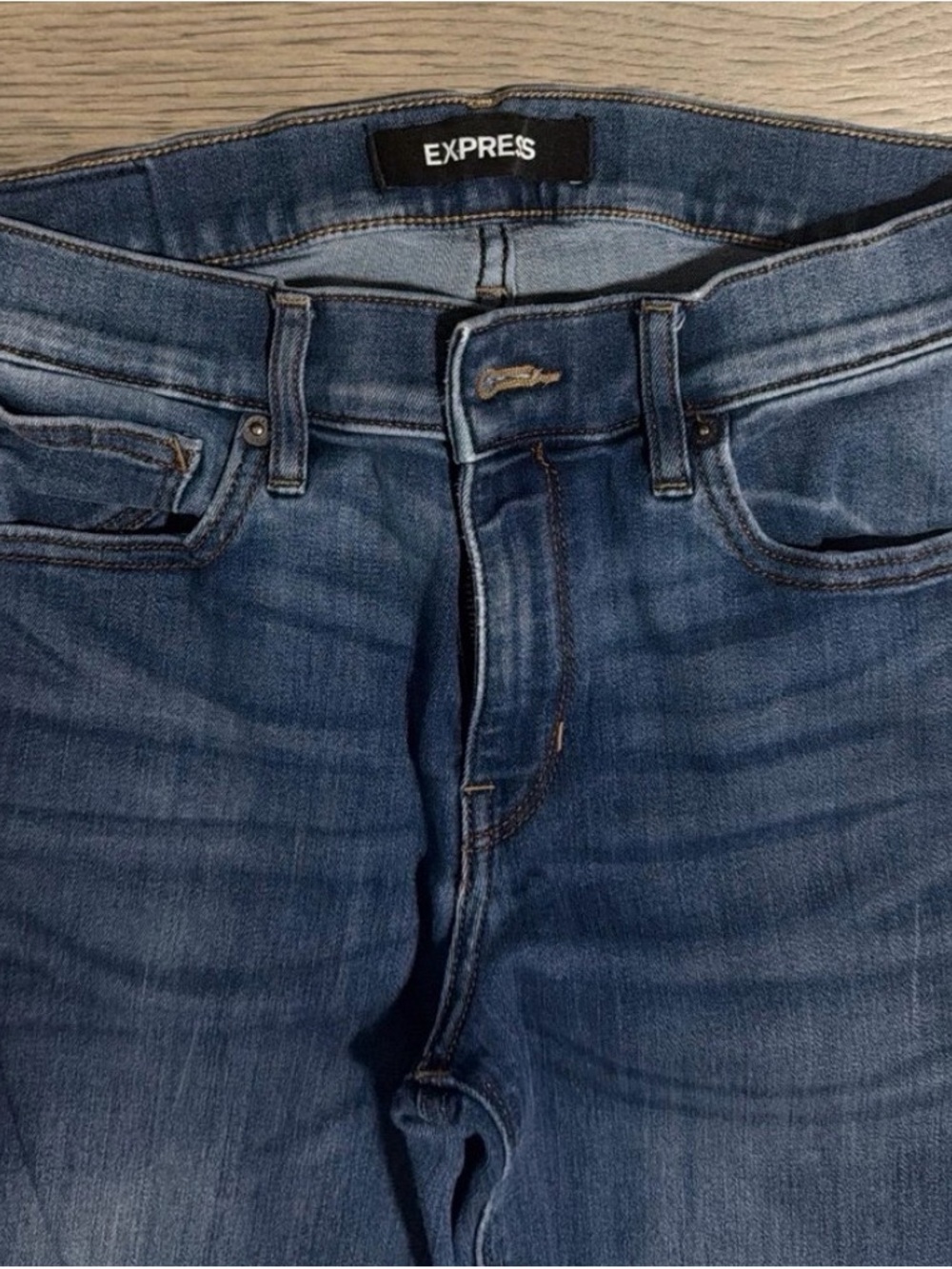 Express Barely Boot Jeans 6 - Picture 2 of 4